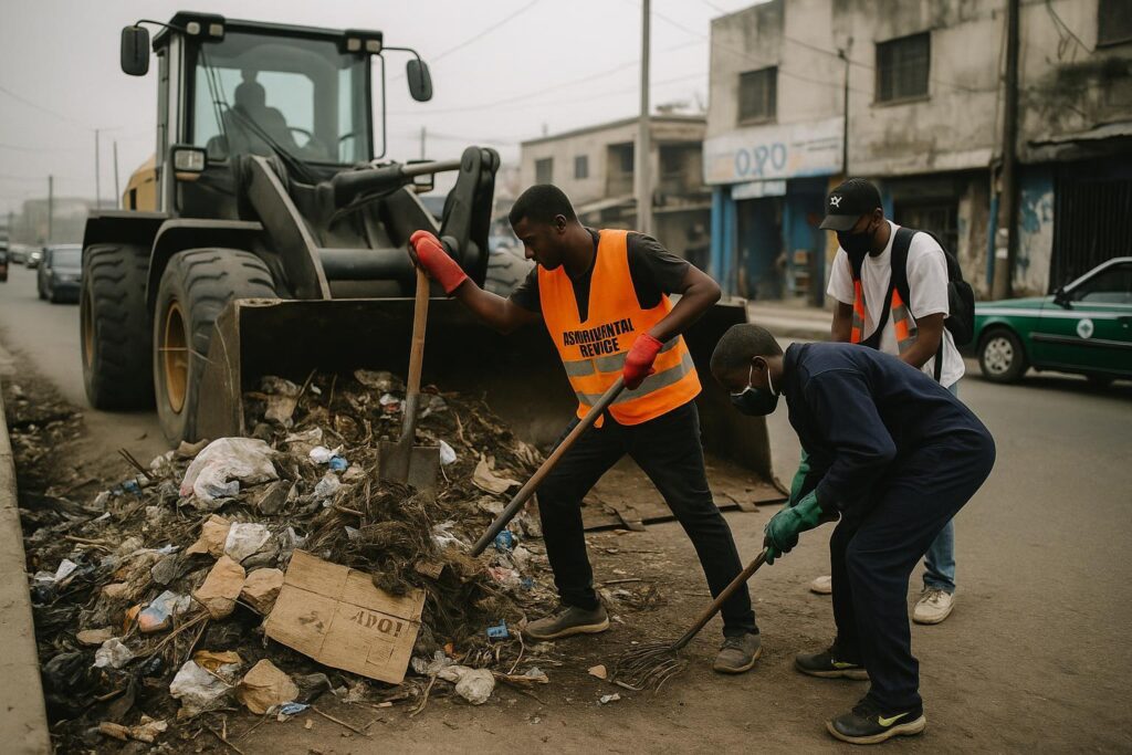 Brazzaville booste sa propreté : opération choc