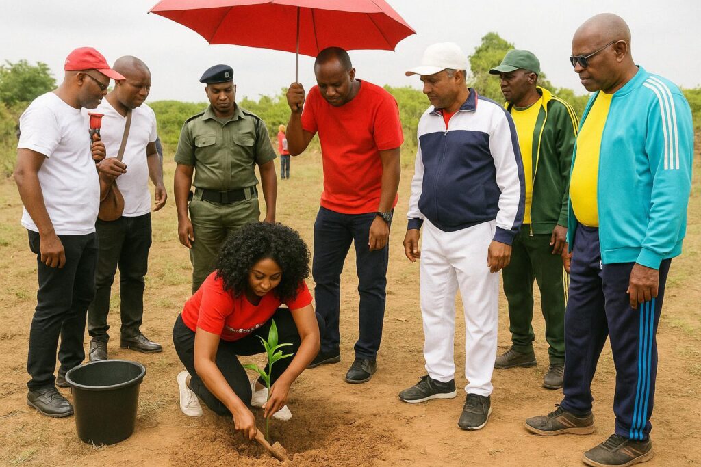 Au Trou de Dieu, 1 000 arbres pour la paix